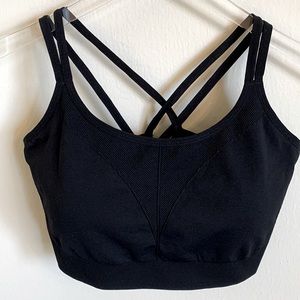 Soma Seamless Strappy Sports Bra Women’s (XL) Black